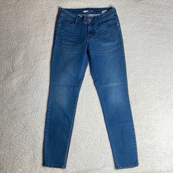 Old Navy Super Skinny Mid Rise Dark wash Size 2 - Picture 8 of 9